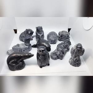 Huge Lot of 11 Pcs of A Wolf Original Sculptures